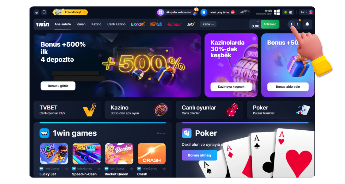 Uduşlarınızı nağdlaşdırın