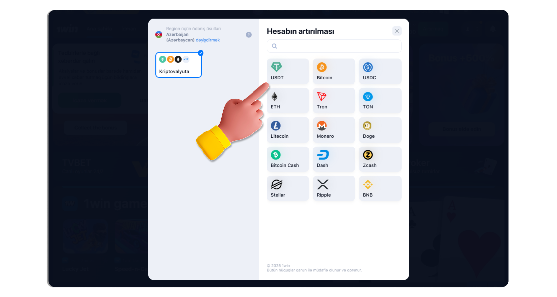 Balansınızı doldurun