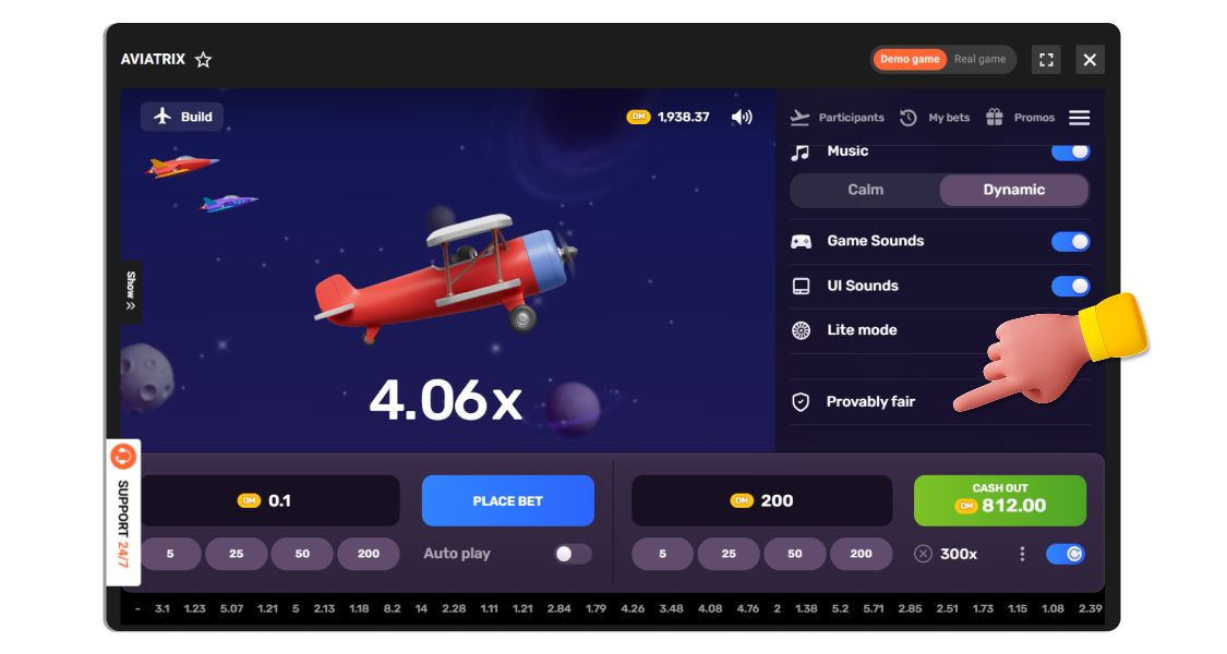 Oyunun ədalətliliyini yoxlayın