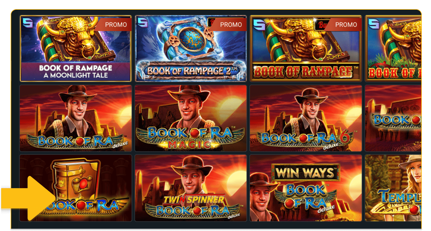 Book Of Ra oyununu tapın