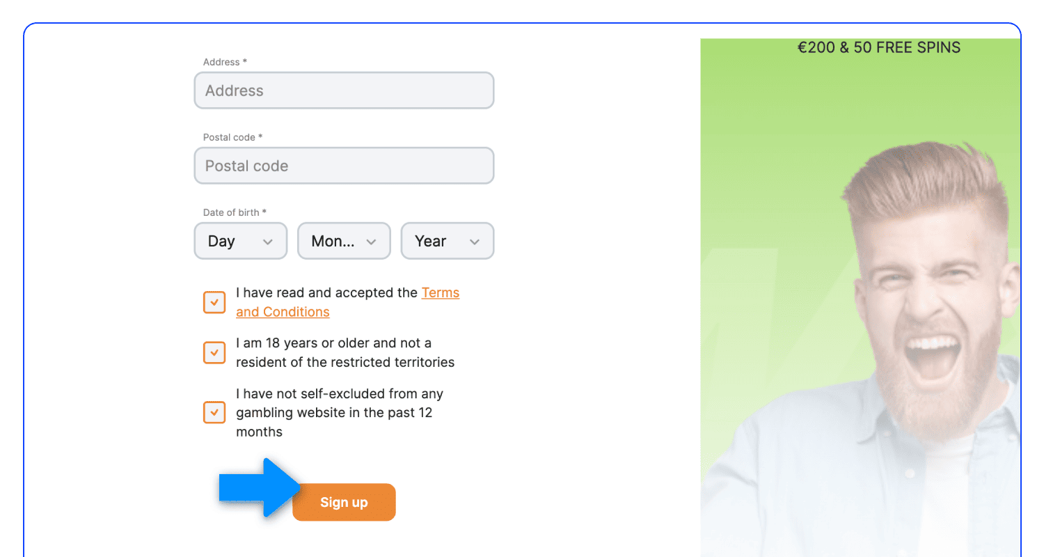 Maxxwin-də qeydiyyat prosesini tamamlayın