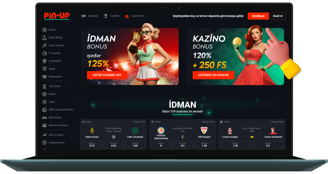 Qırmızı qeydiyyat düyməsini basın