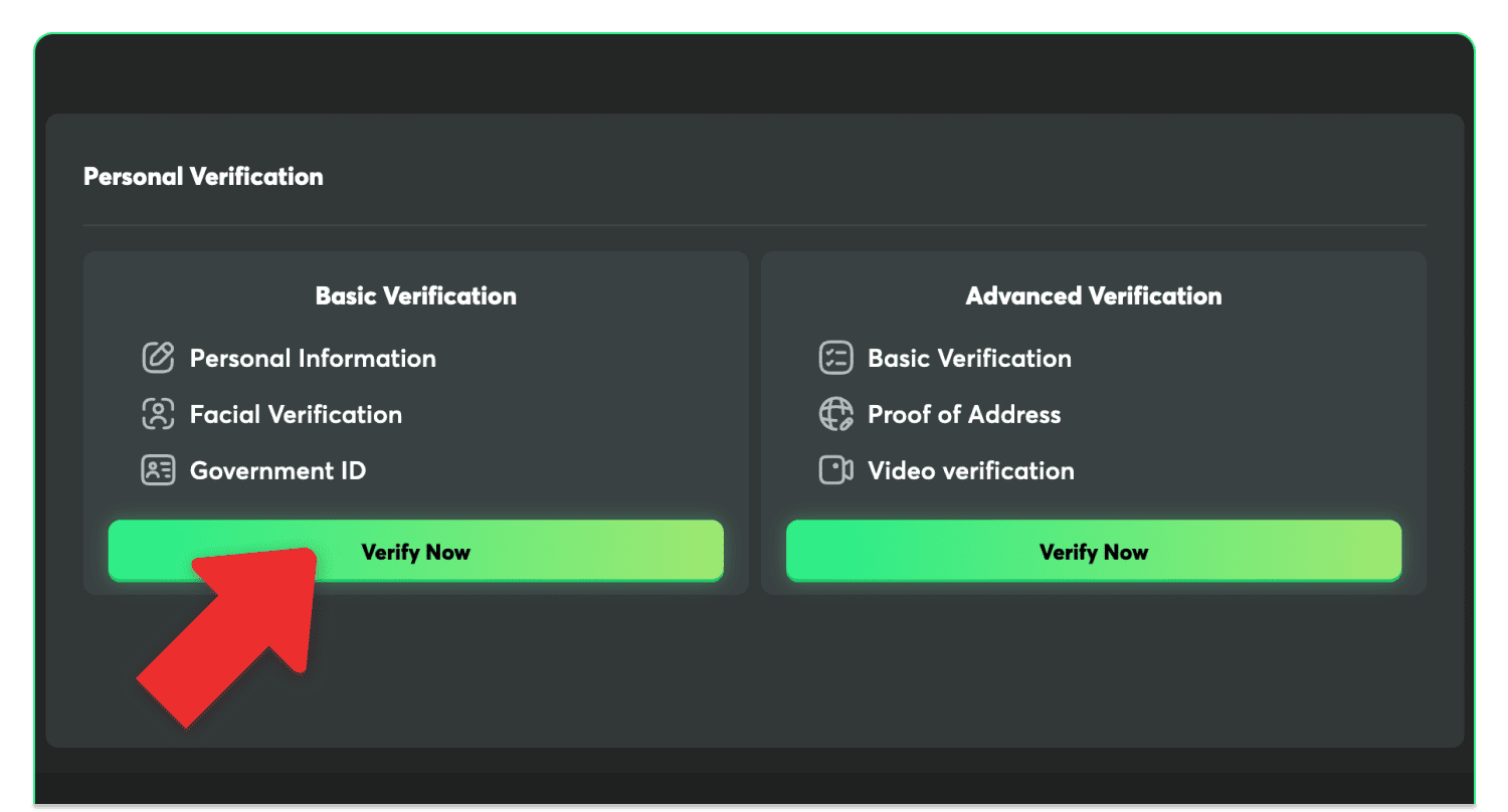 Hesabınızı doğrulayın