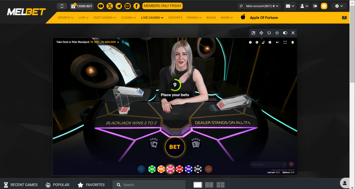 live casino how to play 6