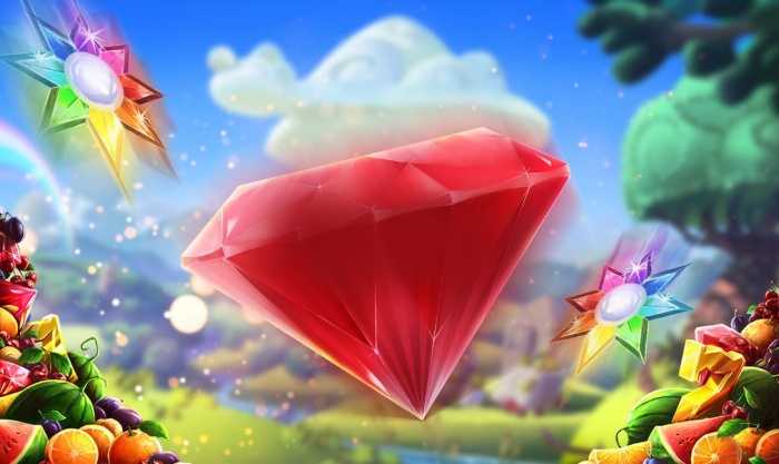 Red diamond from a NetEnt game.