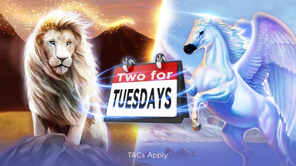 Two for Tuesdays casino promotion.