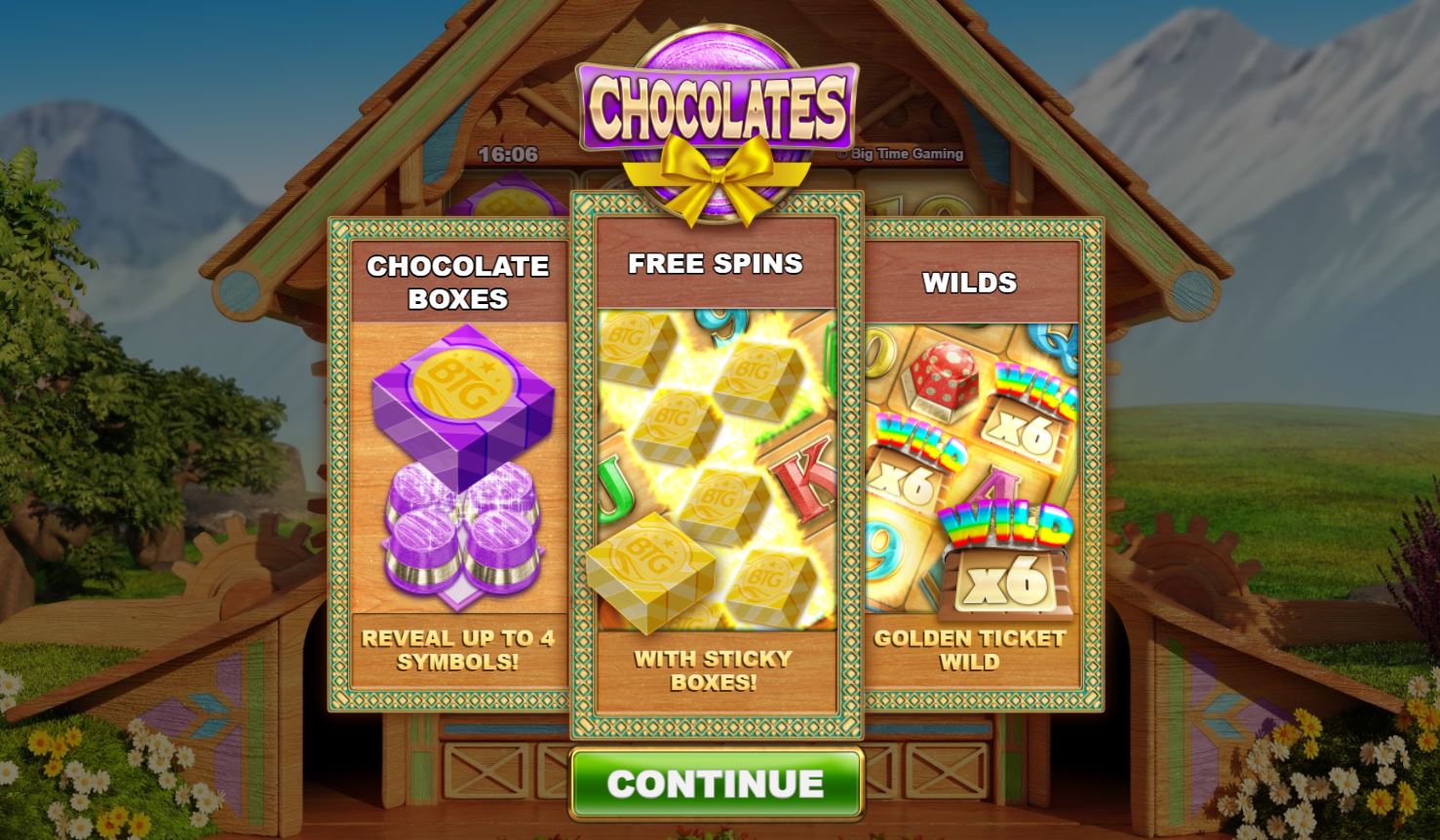Chocolates online slot game