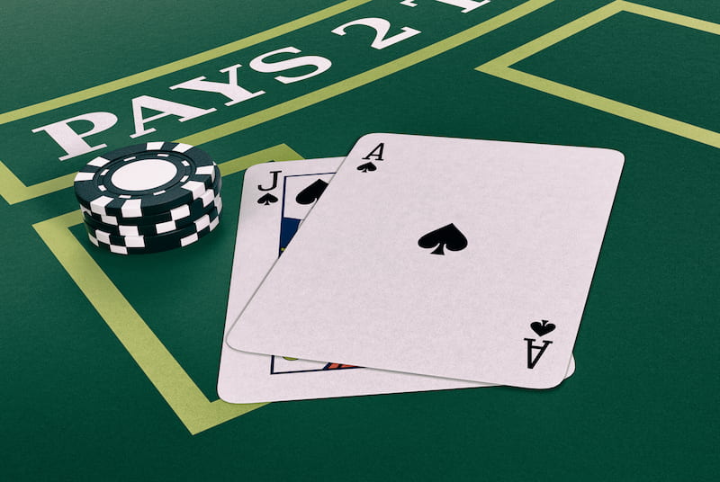 Jack of Spades and Ace of Spades combine to form blackjack.