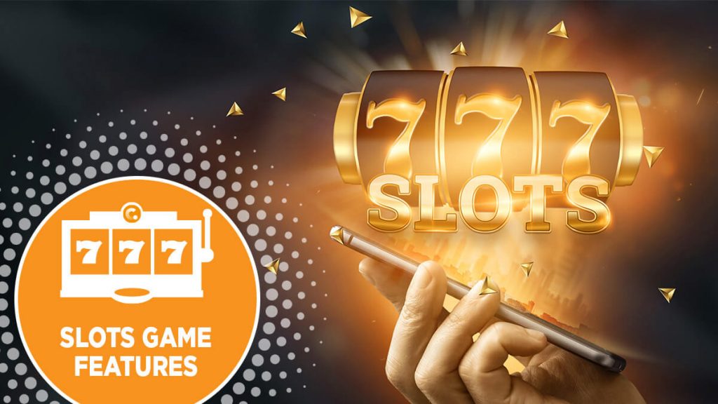 Playing mobile slots with extra game features.