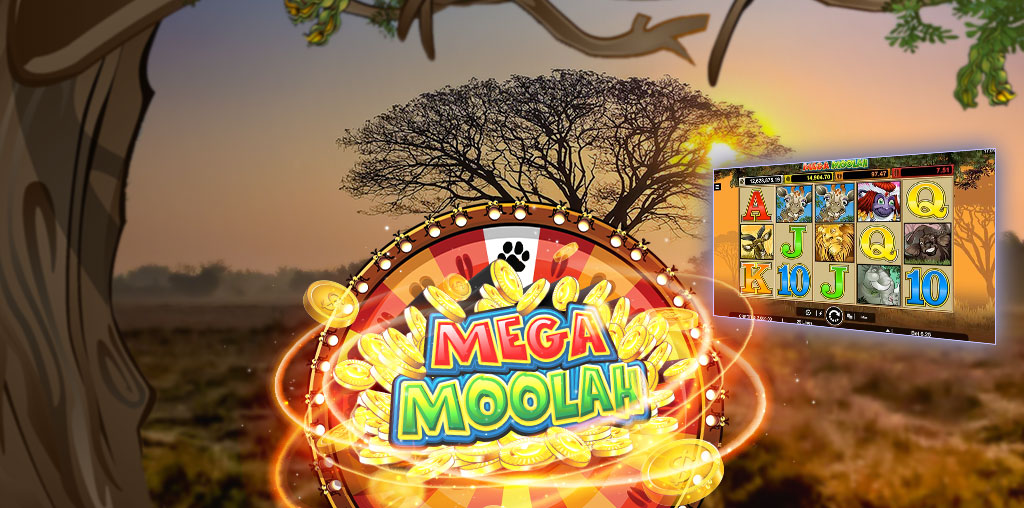 Mega Moolah online slot game.