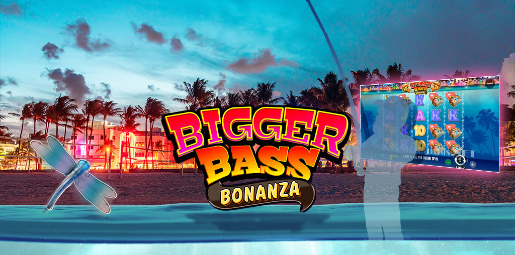 Bigger Bass Bonanza fishing online slot game.