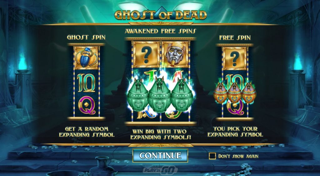 Ghost of Dead online slot from Play'n Go.