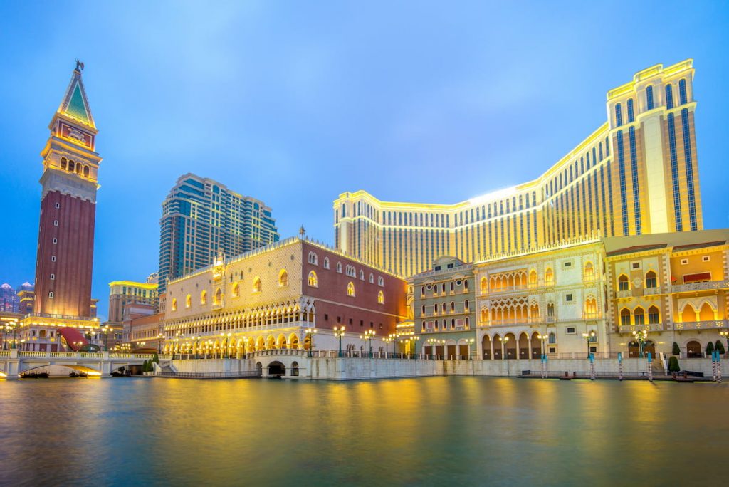 Kasino Venetian di Makau.