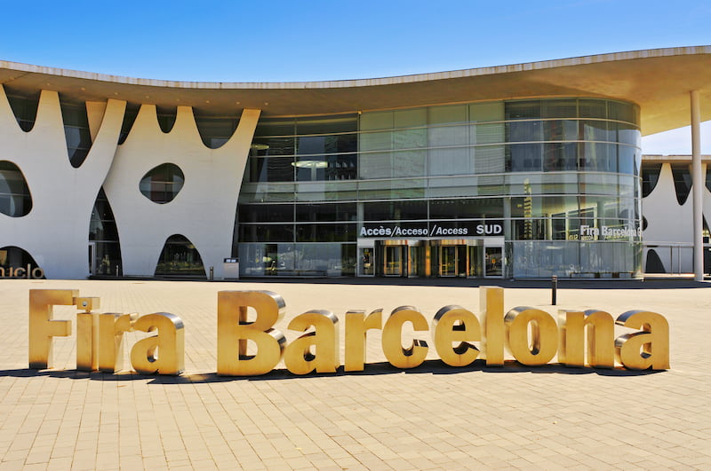 The outside of Fira Barcelona