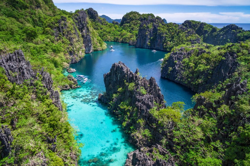 Lake and trees in Palawan