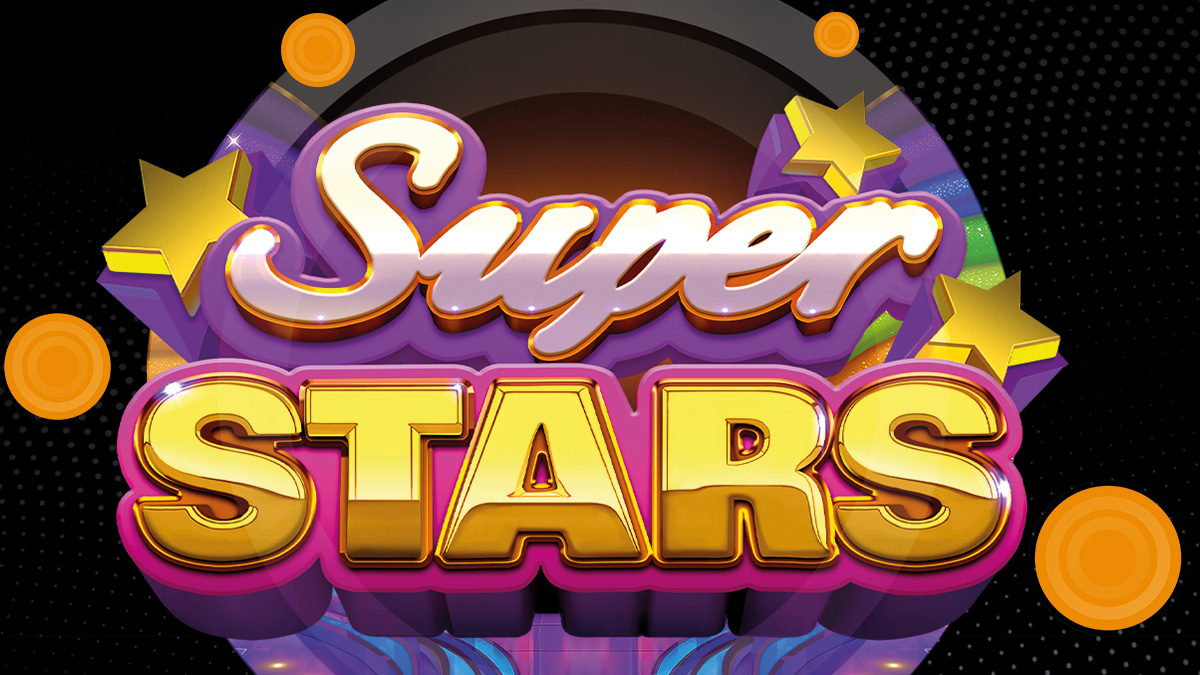 NetEnt Superstars online slot game logo