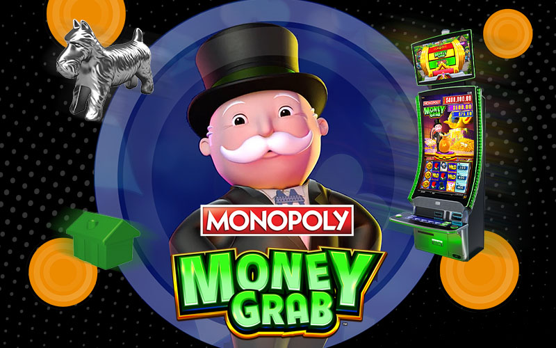 April 2023 New Games Release Monopoly Money Grab Monopoly Man Online slot game gaming gambling moustache