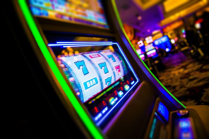 How slots are made neon lights casino machine gambling gaming device