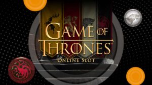 The Game of Thrones logo, one of the most popular TV themed slots