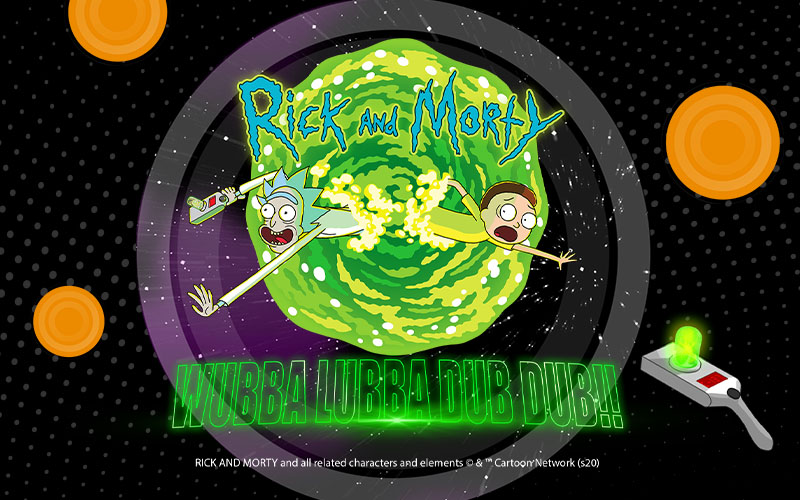 Rick and Morty slot logo