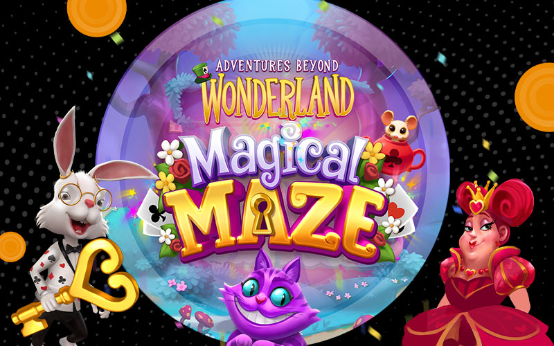 Cheshire Cat Mad Hatter's Tea Party Quickspin slot games Adventures Beyond Wonderland Magic Games Gaming Alice in Wonderland
