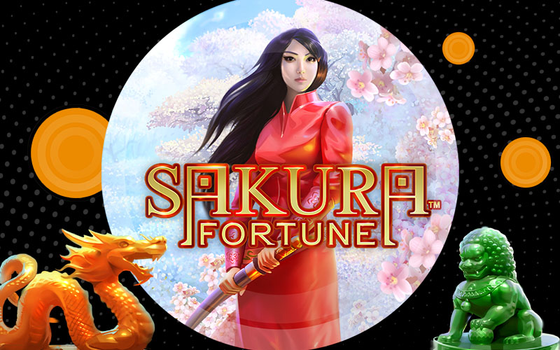 Quickspin slot games Sakura Fortune online casino Japanes woman Samauri Sword Cherry blossoms Japan gambling gaming gold dragon