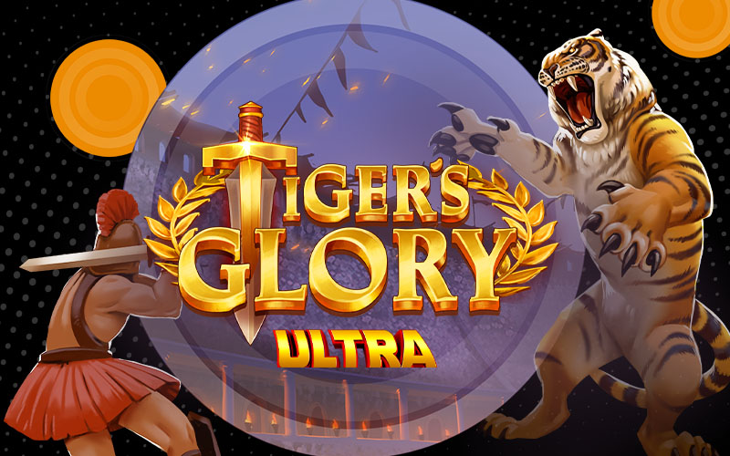 Quickspin slot games Tiger's Glory Ultra online casino gambling gaming tiger gladiator roman themed slot