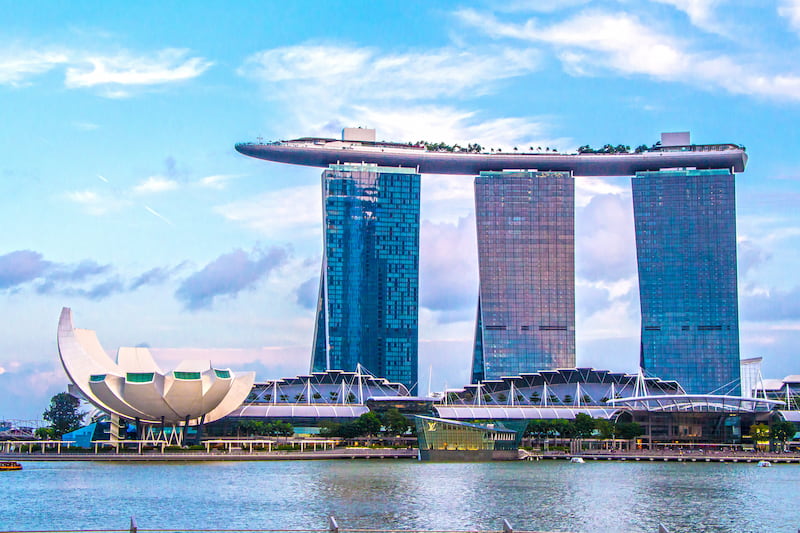 Marina Bay Sands resort and casino in Singapore