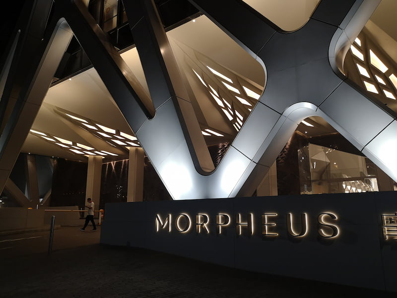 Morpheus Casino in Macau, one of the most innovative casino designs in the world.