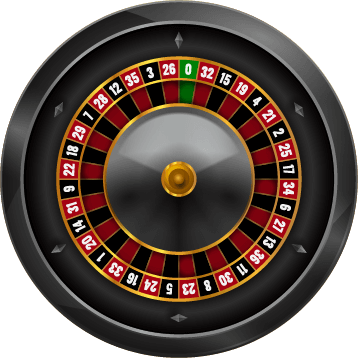 french roulette wheel visual