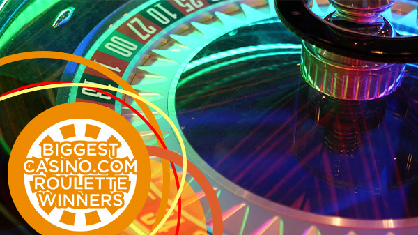 Roulette wheel backdrop to indicatebiggest ever roulette winners