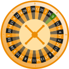 what is the traditional roulette wheel visual