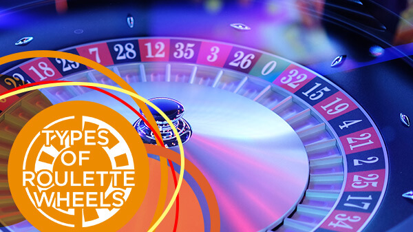 Spinning roulette wheel.