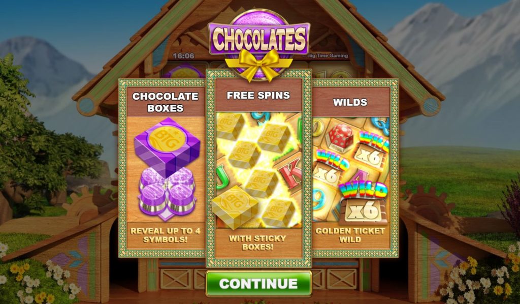 Chocolates online slot game