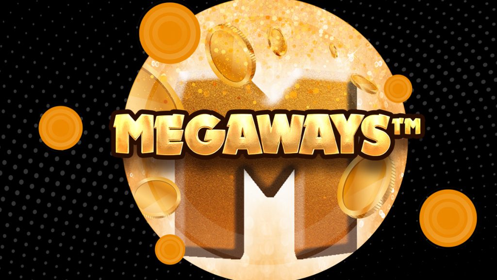 Megaways slot game with gold coins.