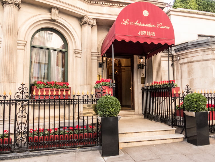 Les Ambassadeurs casino in Mayfair, London