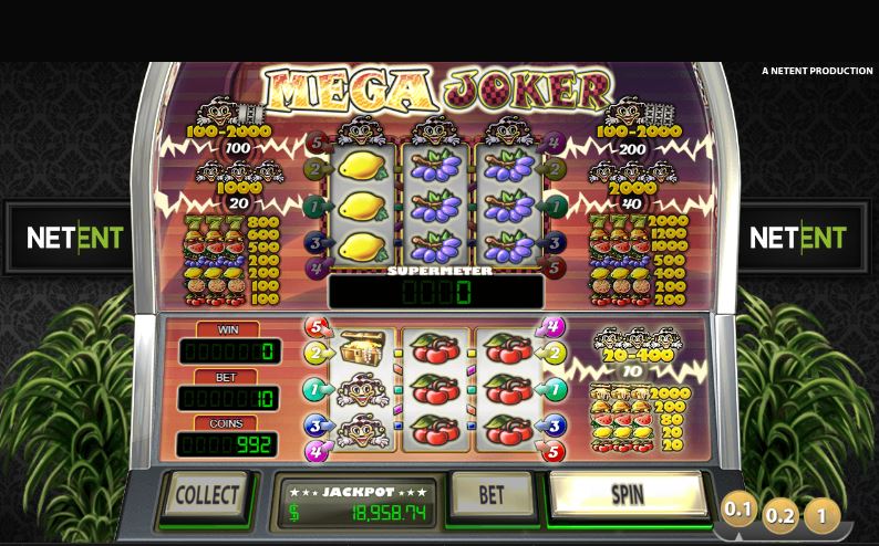 Mega Joker online slot at Casino.com