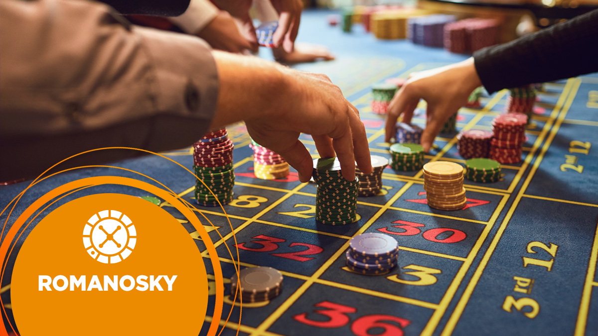 Players using the Romanosky betting system to play roulette.