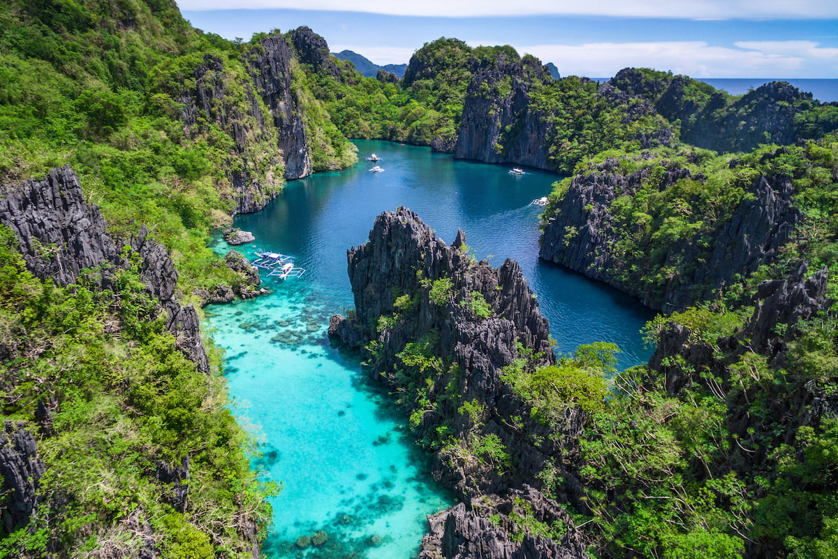 Lake and trees in Palawan