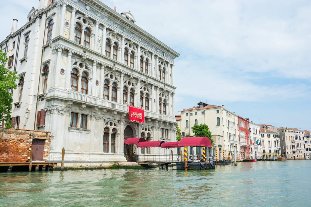 The Casino di Venezia, oldest casino in the world.