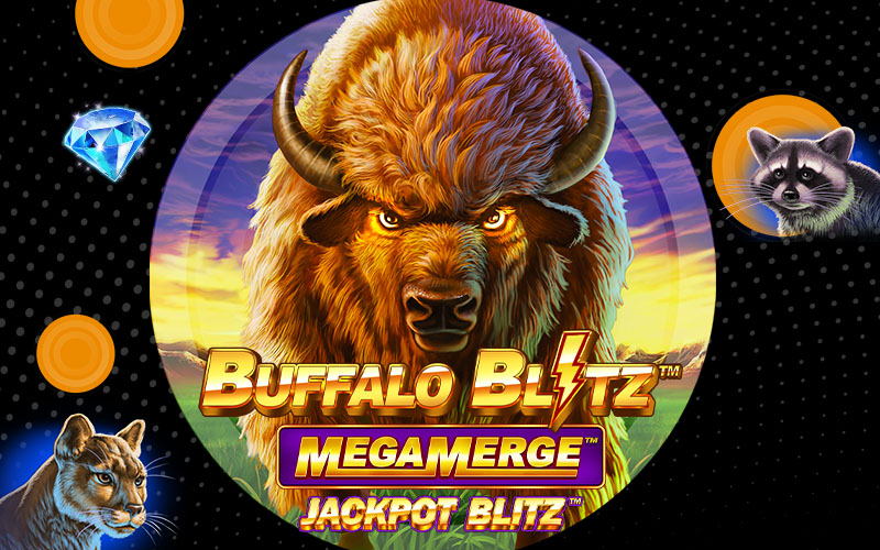 New Games Release May 2023 new games Buffalo graphic design cartoon animal Jackpot Prize slot game online casino gaming