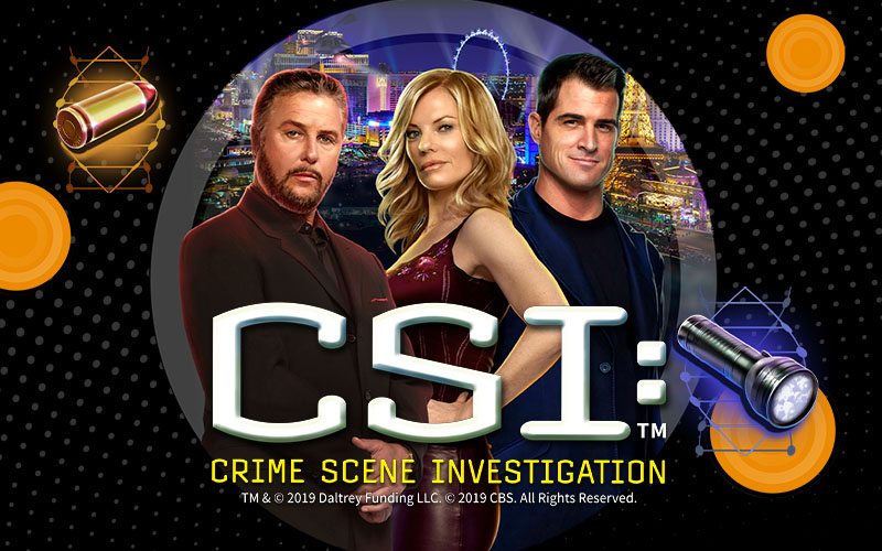 The CSI TV show logo