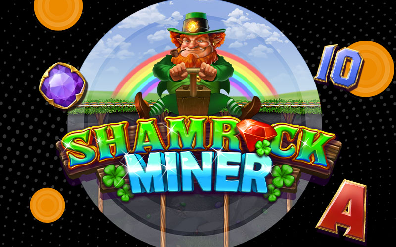 Irish themed slot game machine leprechaun Rainbow graphics ireland games online gambling