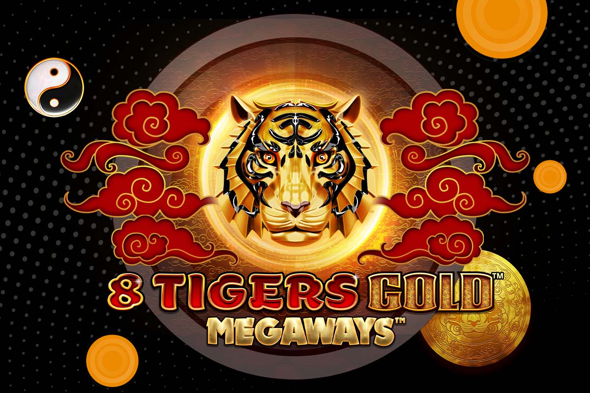 Skywind slot machine game 8 Tiger Megaways Online Casino Tiger Face Graphic Design Chinese Themed gambling