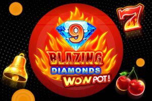 The Best slot games Wowpot! Jackpot 9 Blazing Diamonds Flames Microgaming Games Global online gambling gaming
