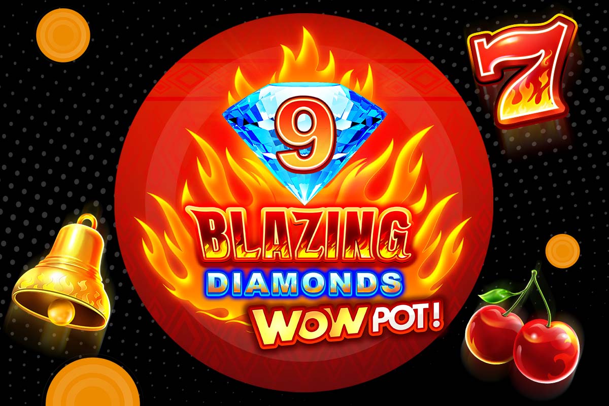 The Best slot games Wowpot! Jackpot 9 Blazing Diamonds Flames Microgaming Games Global online gambling gaming