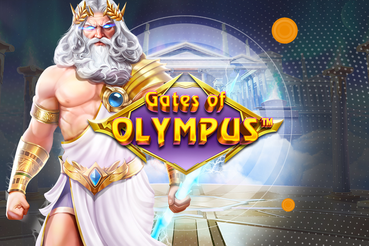 Pragmatic Play slot games Gates of Olympus Zeus Greek God Online Gaming Gambling Lightning Bolt Toga