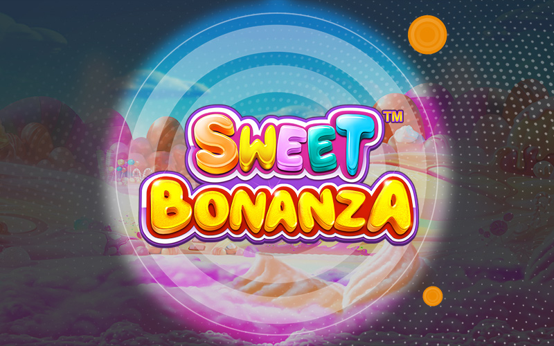 Pragmatic Play slot games Sweet Bonanza Online Gaming Sugar themed Gambling Candyland Graphic Design Bubble Lettering
