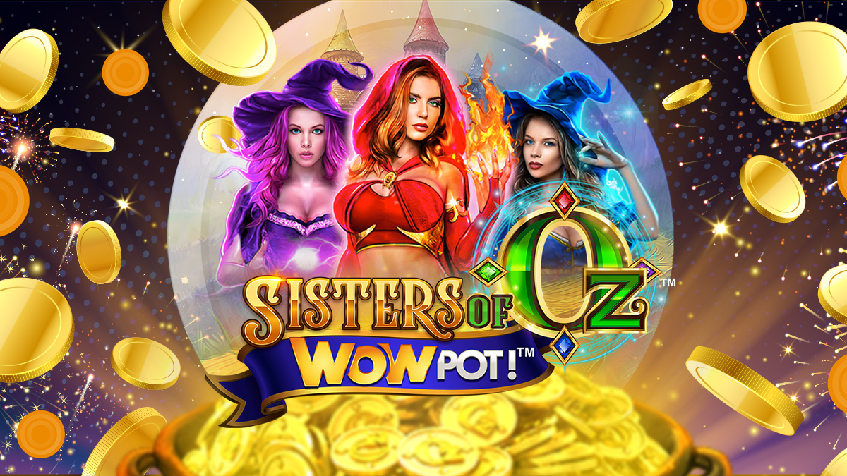 Sisters of Oz WowPot Jackpot slot game