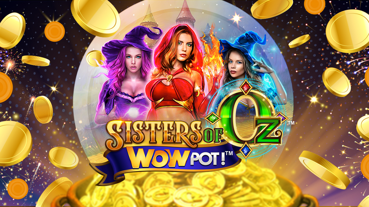 Sisters of Oz WowPot Jackpot slot game